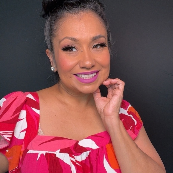 NWT Colorful Flower Dress -1X - Picture 5 of 10